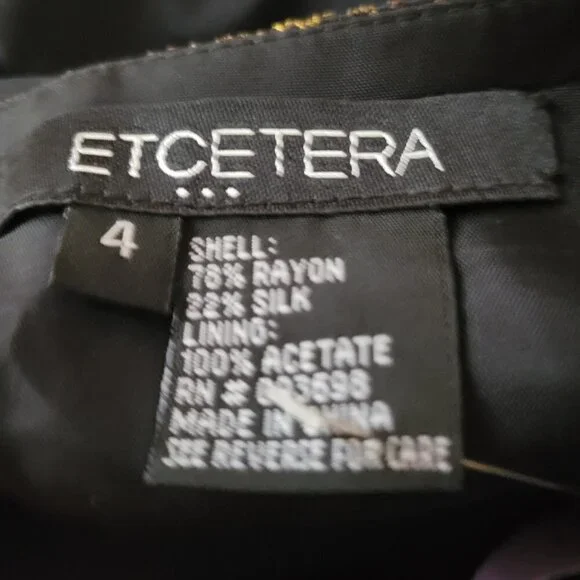 ETCETERA Skirt 4 Black Multicolor - Picture 4 of 7